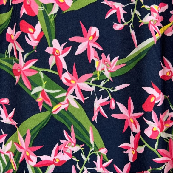 Tommy Hilfiger pullover sleeveless summer floral botanical print dress - Picture 6 of 12